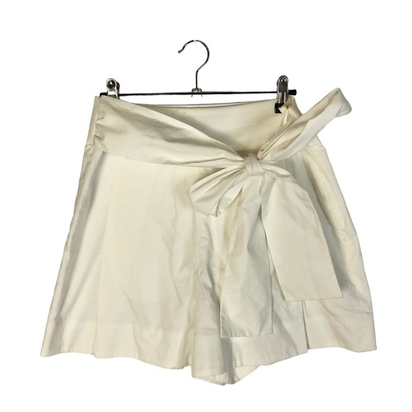 J. Crew White Tie Waist Short 6 - Picture 1 of 6